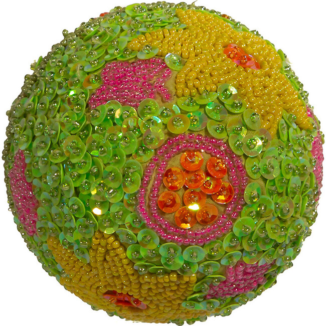 5-Inch Decorative Egg Container with Beads and Sequins - Other Accents - 4
