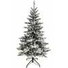 5-Foot Pre-Lit Warm White LED Snow Pine Tree - Other Accents - 3