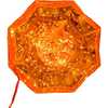 6.5-Inch 100-Light Orange Micro LED Holographic Jack-O-Lantern - Other Accents - 5