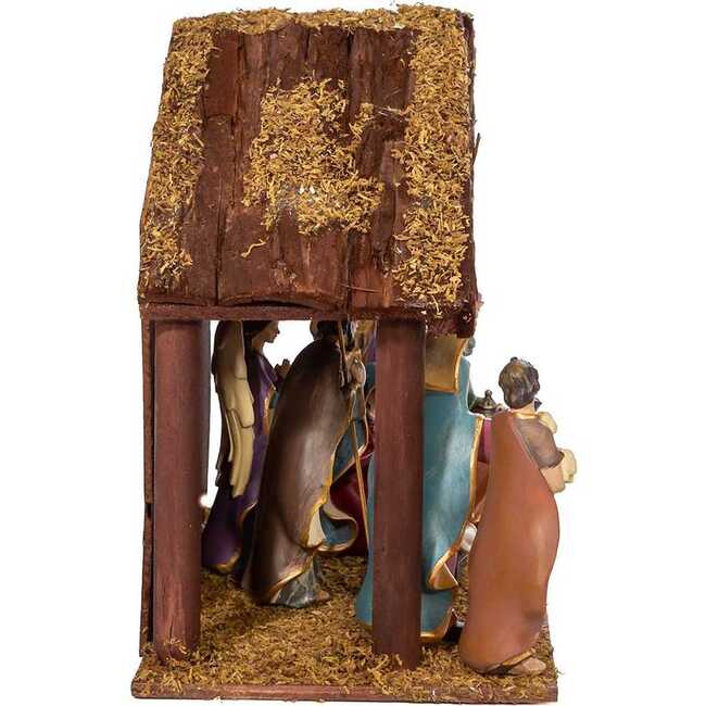 6.25-Inch Nativity Set with 11-Inch Stable, 8 Piece Set - Other Accents - 3