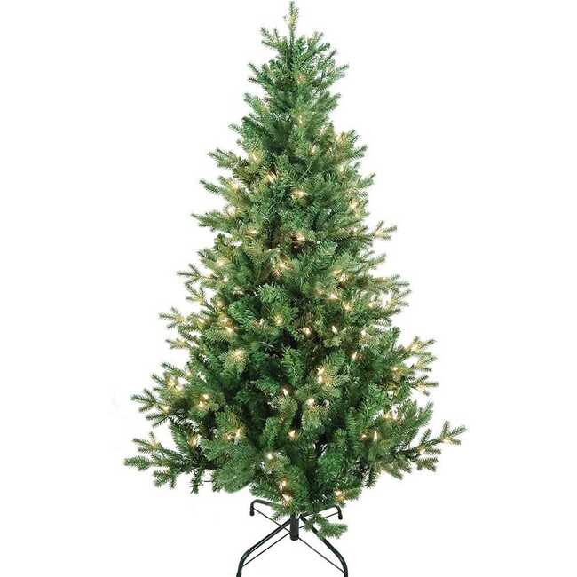 5-Foot Pre-Lit Clear Incandescent Jackson Pine Tree