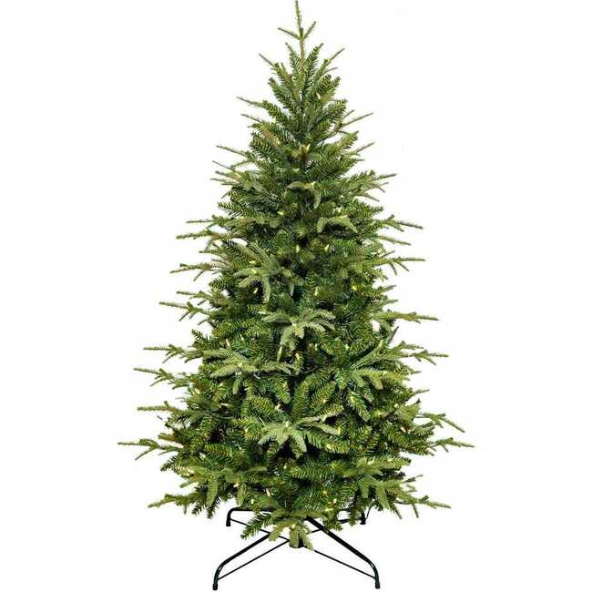 5-Foot 250-Light Warm White LED Grand Fir Tree