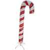 5-Foot Pre-Lit Red and White LED Tinsel Candy Cane - Other Accents - 3
