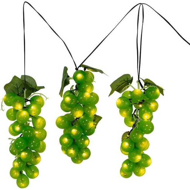 75-Light LED Large Green Grape Light Set - Other Accents - 6