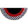 52-Inch Black and White Checkered Treeskirt - Tree Skirts - 1 - thumbnail