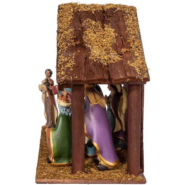 6.25-Inch Nativity Set with 11-Inch Stable, 8 Piece Set - Other Accents - 5