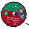 50-Foot UL 100-Light Multicolor LED Faceted C9 Green Wire String Lights - Other Accents - 1 - thumbnail