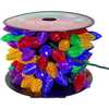 50-Foot UL 100-Light Multicolor LED Faceted C9 Green Wire String Lights - Other Accents - 2