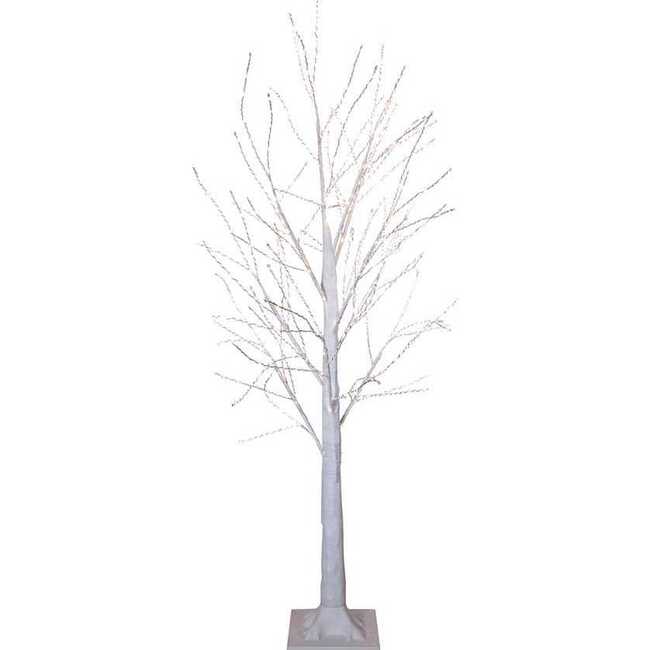 4-Foot Winter white Twig Tree with 500 Warm White Lights