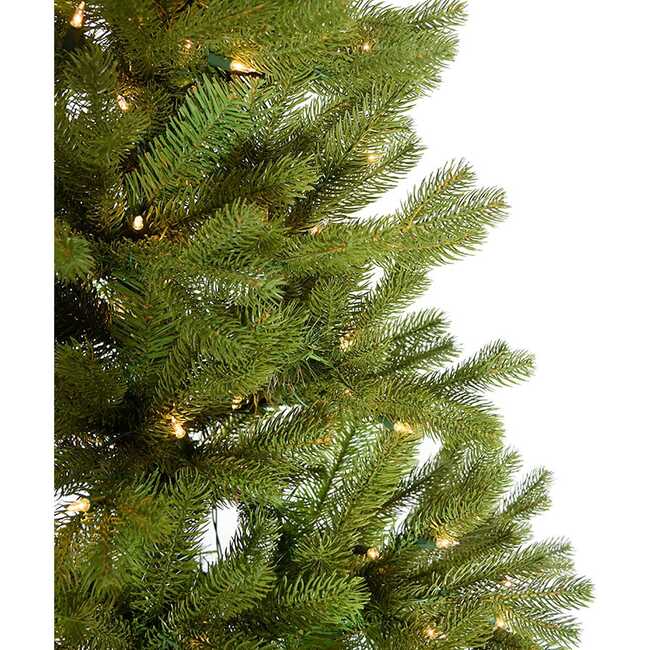 6-Foot Pre-Lit PE Half Tree with Stand - Other Accents - 3