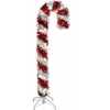 4-Foot Pre-Lit Red and White LED Tinsel Candy Cane - Other Accents - 1 - thumbnail