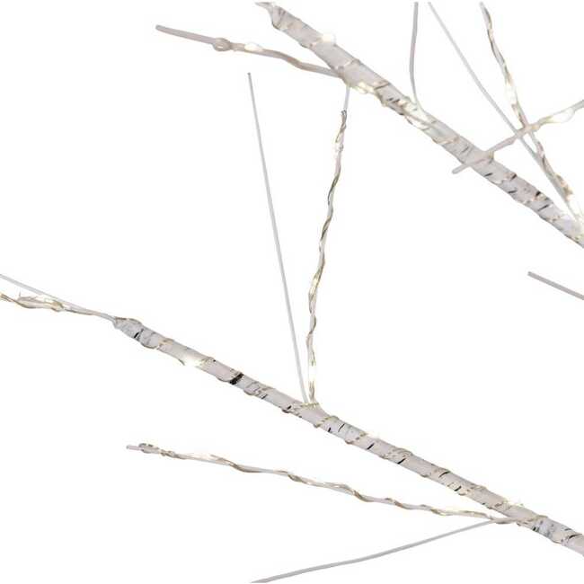 4-Foot White Branch Twinkle Warm White Fairy LED Twig Tree - Other Accents - 2