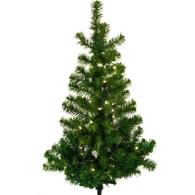 48-Inch Pre-Lit Norway Pine Wall Tree