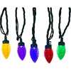 50-Foot UL 100-Light Multicolor LED Faceted C9 Green Wire String Lights - Other Accents - 4