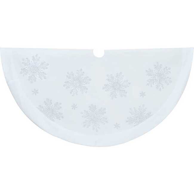 48-Inch Iridescent Sequined Velvet Tree Skirt