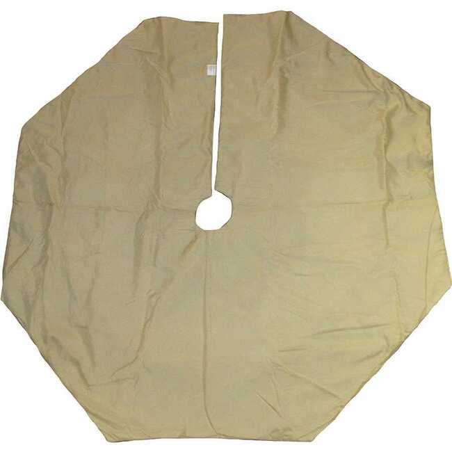 50-inch Gold and Ivory Sequin Tree skirt - Tree Skirts - 3
