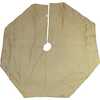 50-inch Gold and Ivory Sequin Tree skirt - Tree Skirts - 3