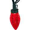 50-Foot UL 100-Light Multicolor LED Faceted C9 Green Wire String Lights - Other Accents - 5