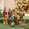 5-inch Resin Nativity, 9 Piece Set - Other Accents - 6