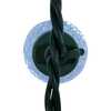 50-Foot UL 100-Light Cool White LED Faceted C9 Green Wire String Lights - Other Accents - 6