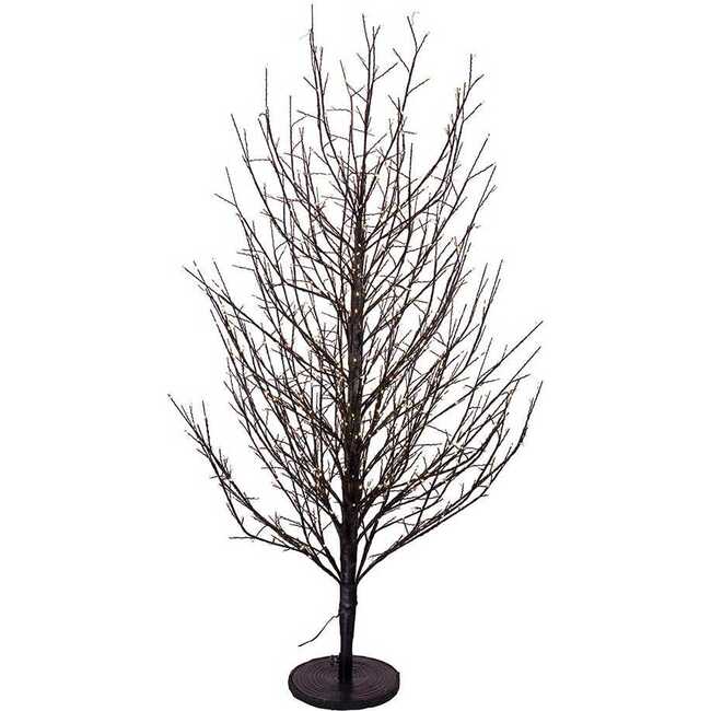 4-Foot Dark Brown Twig Tree with 1000 Warm white Cluster Lights - Other Accents - 3