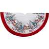 48 Inch Velvet Beaded Tree Skirt - Tree Skirts - 1 - thumbnail