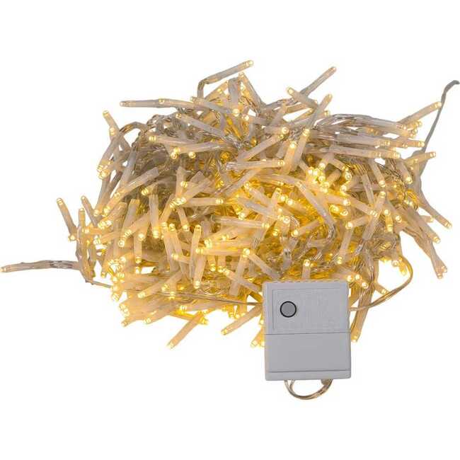 480-Light 15.7-Foot Warm White LED Connectable Cluster Garland - Other Accents - 2