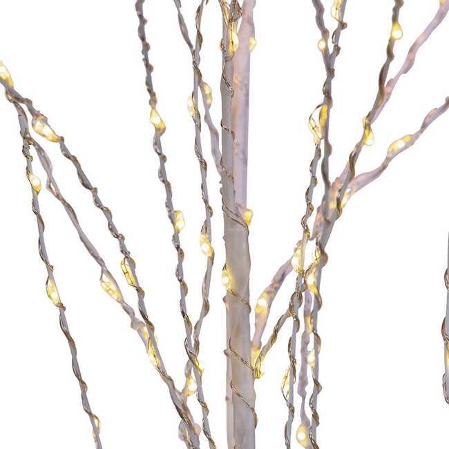 4-Foot Winter white Twig Tree with 500 Warm White Lights - Other Accents - 5