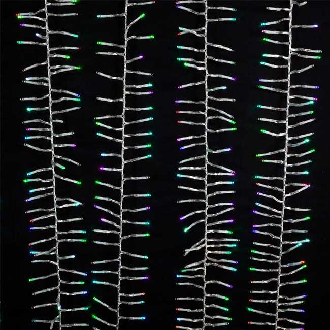 480-Light 15.7-Foot RGB LED Connectable Cluster Garland - Other Accents - 5