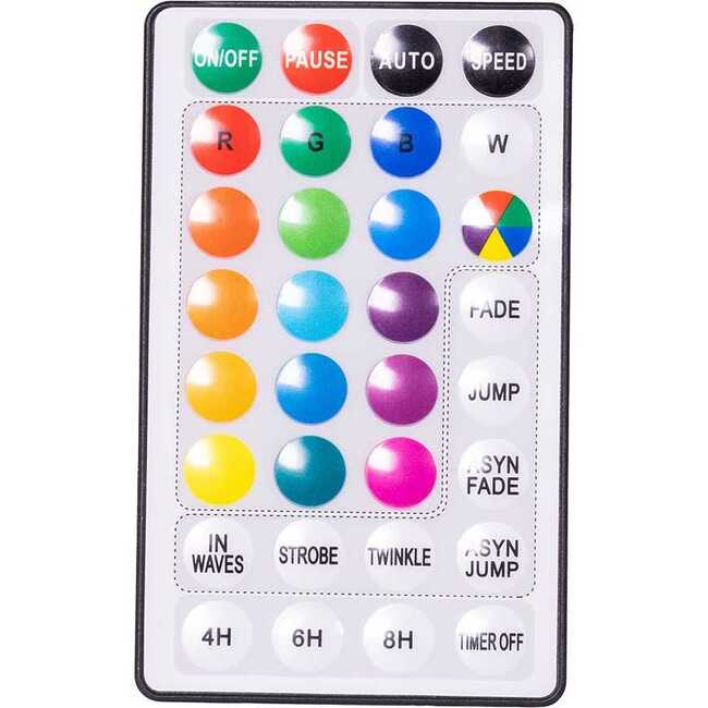 49-Foot 600-Light RGB LED Multifunction Rice Lights with Remote - Other Accents - 7