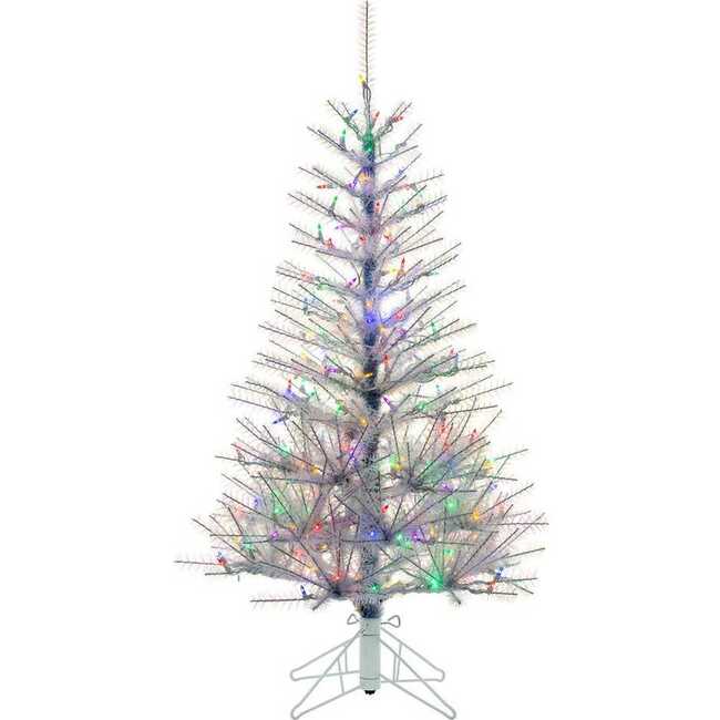 4.5-Foot Pre-Lit Multi-LED Glistening Pine Tree - Other Accents - 3
