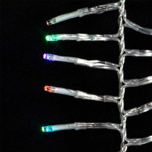 480-Light 15.7-Foot RGB LED Connectable Cluster Garland - Other Accents - 6