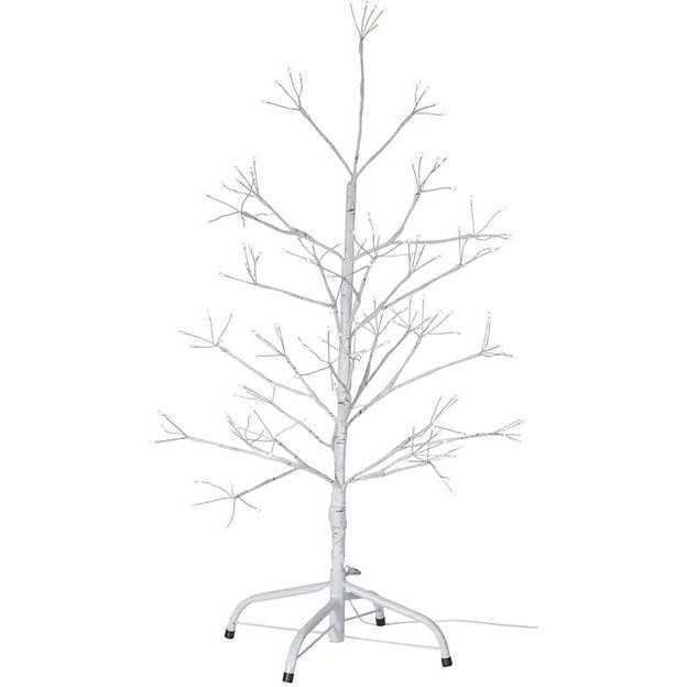 3-Foot White Birch Tree with Warm White LED 8 Function Lights