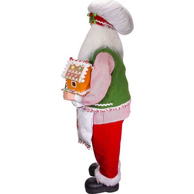 40-Inch Christmas Chef Santa with Gingerbread - Other Accents - 3