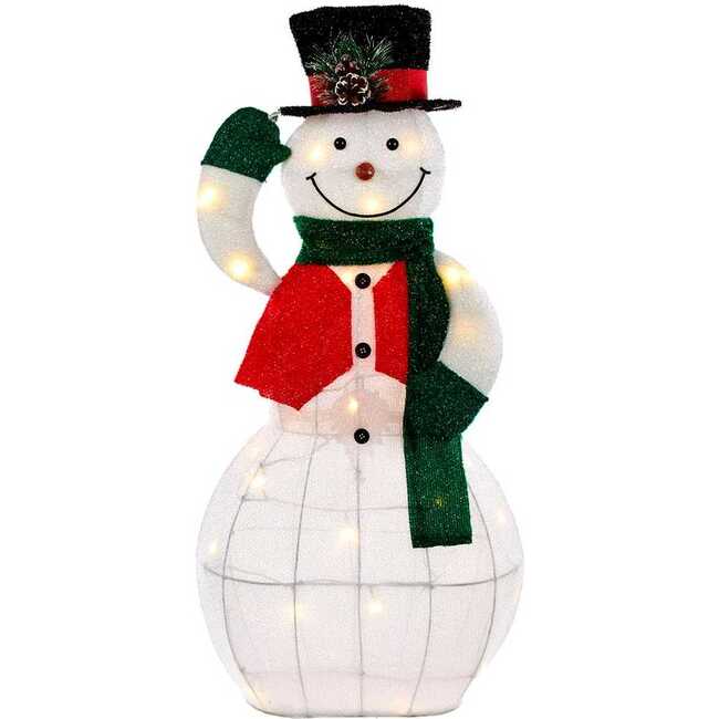 36-Inch Light Up LED Animated Snowman