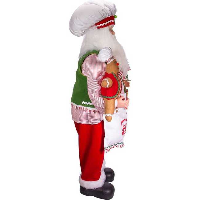 40-Inch Christmas Chef Santa with Gingerbread - Other Accents - 4