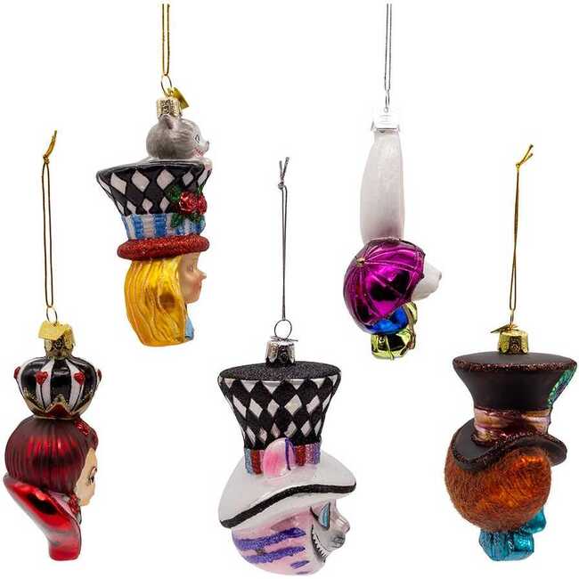 4.5-5-Inch Noble Gems Glass Alice Characters Ornaments - Ornaments - 3