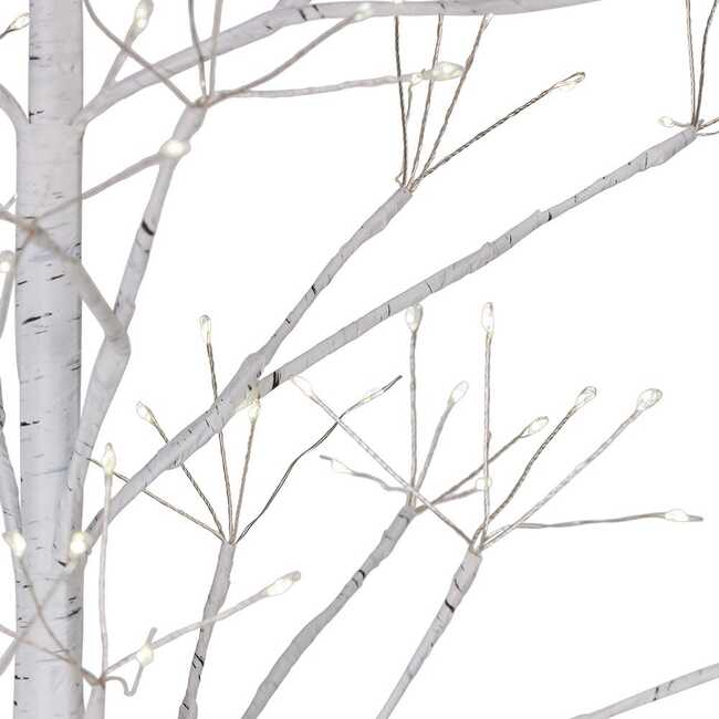 3-Foot White Birch Tree with Warm White LED 8 Function Lights - Other Accents - 2