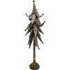 36-Inch Snowy Curly Green Tree with Mini Bells - Other Accents - 3