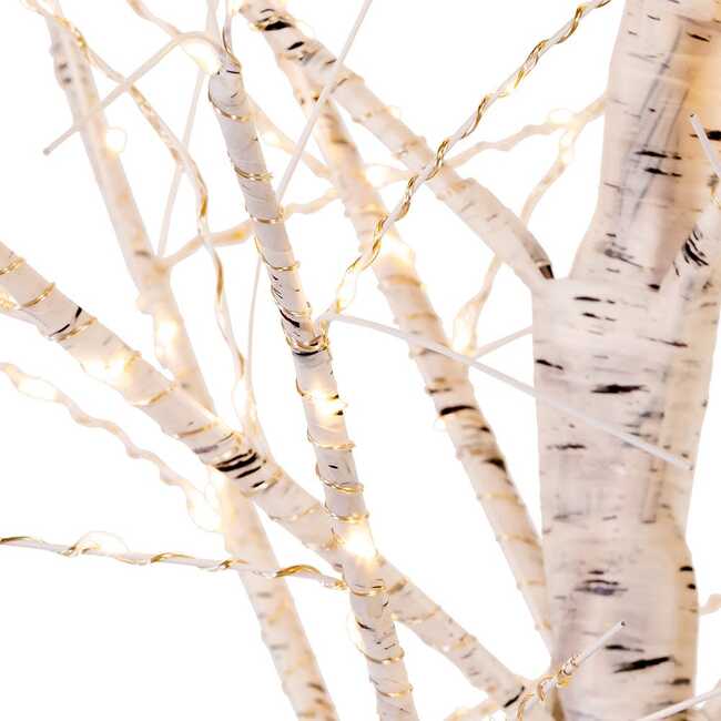 3-Foot White Branch Twinkle Warm White Fairy LED Twig Tree - Other Accents - 2