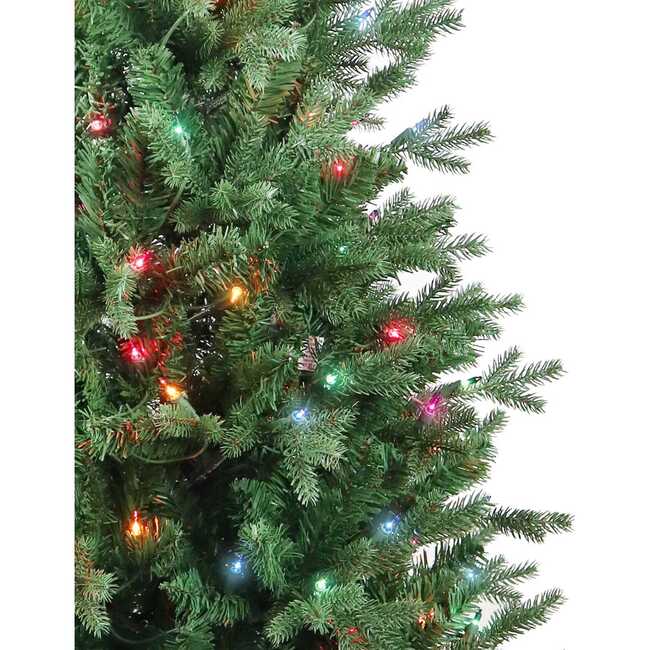 4.5-Foot Pre-Lit Multi-Color Incandescent Jackson Pine Tree - Other Accents - 2