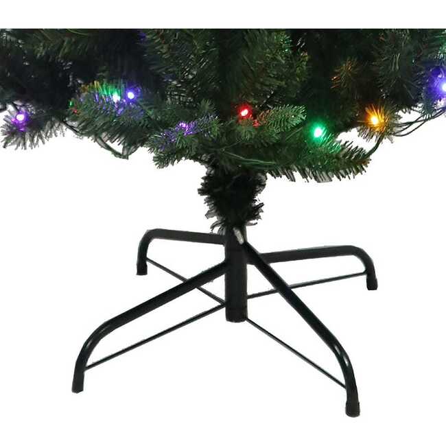 4.5-Foot Pre-Lit Multi-Colored LED Jackson Pine Tree - Other Accents - 4