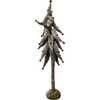 36-Inch Snowy Curly Green Tree with Mini Bells - Other Accents - 4