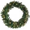 30-Inch Pre-Lit Clear Jackson Pine Wreath - Wreaths - 1 - thumbnail