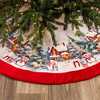 48 Inch Velvet Beaded Tree Skirt - Tree Skirts - 5