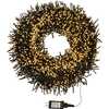 3000-Light 98-Foot Cluster Garland with Warm White LED Lights - Other Accents - 2