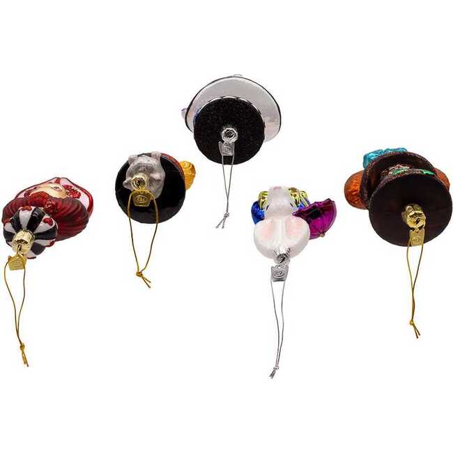4.5-5-Inch Noble Gems Glass Alice Characters Ornaments - Ornaments - 6