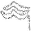 3000-Light 98-Foot Cluster Garland with Warm White LED Lights - Other Accents - 3