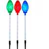 27.2-Inch Multi-Color LED Faceted C9 Yard Stakes, 3 Piece Set - Other Accents - 1 - thumbnail