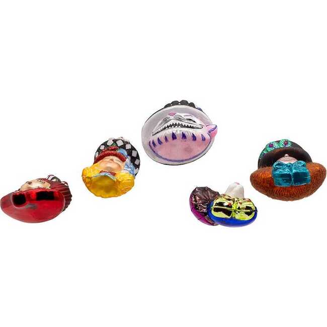 4.5-5-Inch Noble Gems Glass Alice Characters Ornaments - Ornaments - 7